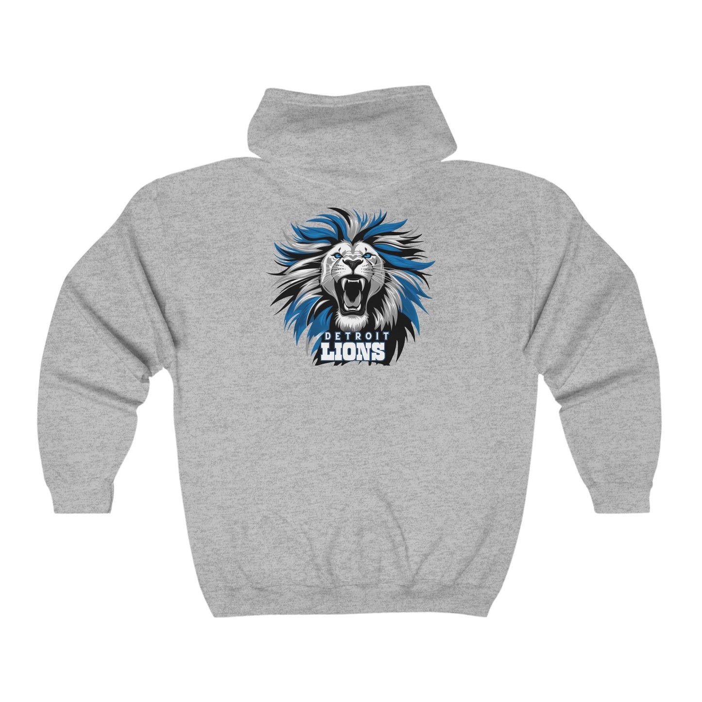 Detroit Lions Logo Full Zip Hoodie