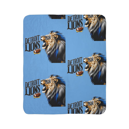 Detroit Lions "Who You With!?" Fleece Blanket