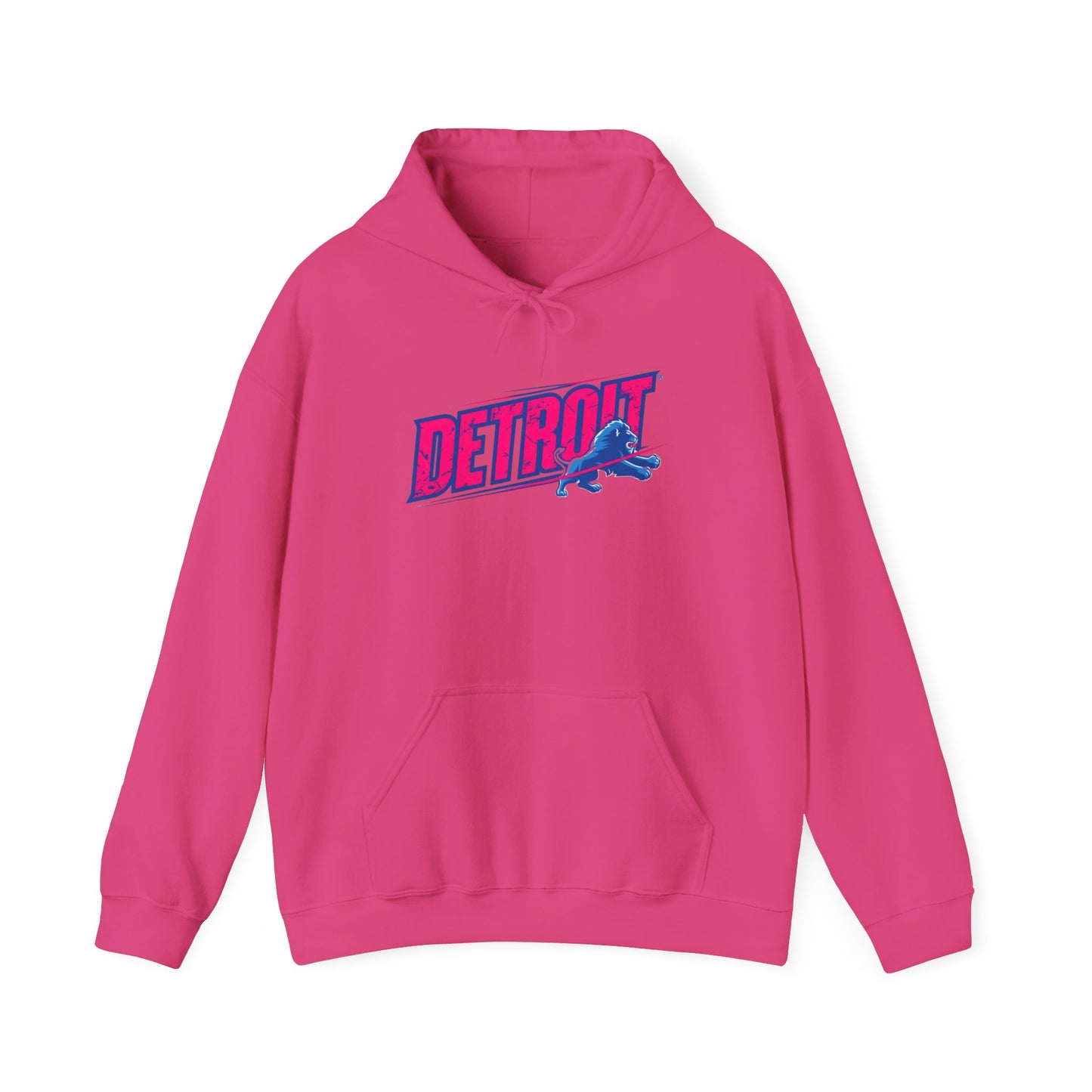 Detroit Lions "Rep Yo City! Pink" Hoodie